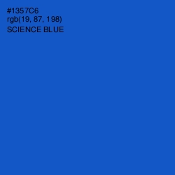 #1357C6 - Science Blue Color Image