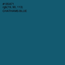 #135A71 - Chathams Blue Color Image