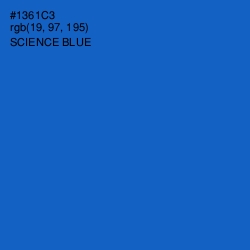 #1361C3 - Science Blue Color Image