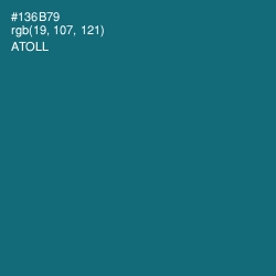 #136B79 - Atoll Color Image