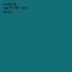 #136D7A - Atoll Color Image