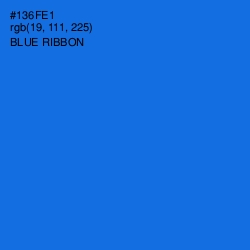 #136FE1 - Blue Ribbon Color Image