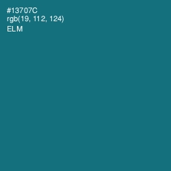 #13707C - Elm Color Image