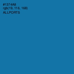 #1374A8 - Allports Color Image