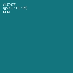 #13767F - Elm Color Image