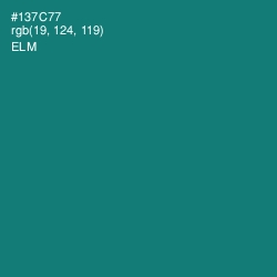 #137C77 - Elm Color Image