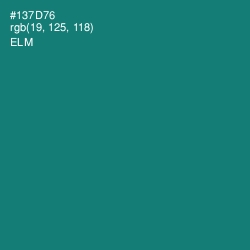 #137D76 - Elm Color Image