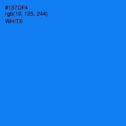 #137DF4 - Azure Radiance Color Image