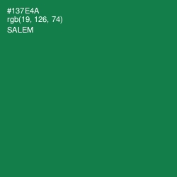 #137E4A - Salem Color Image