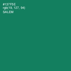 #137F5E - Salem Color Image