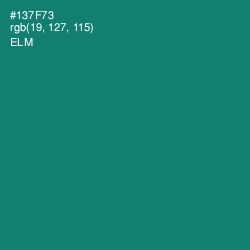 #137F73 - Elm Color Image