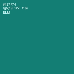 #137F74 - Elm Color Image