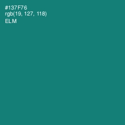 #137F76 - Elm Color Image