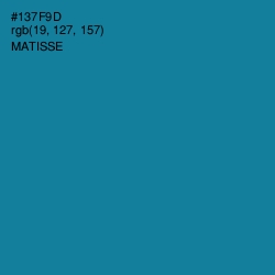 #137F9D - Matisse Color Image