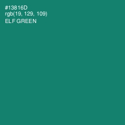 #13816D - Elf Green Color Image