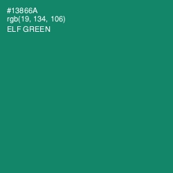 #13866A - Elf Green Color Image