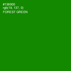 #138900 - Forest Green Color Image