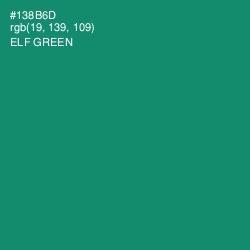 #138B6D - Elf Green Color Image