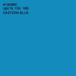 #138BBC - Eastern Blue Color Image