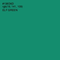 #138D6D - Elf Green Color Image