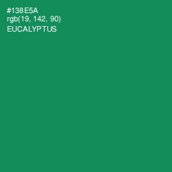 #138E5A - Eucalyptus Color Image