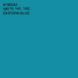 #138EA3 - Eastern Blue Color Image