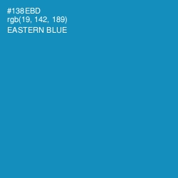 #138EBD - Eastern Blue Color Image