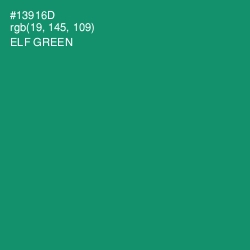 #13916D - Elf Green Color Image