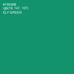 #13936B - Elf Green Color Image