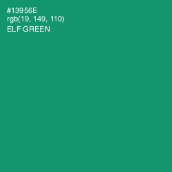 #13956E - Elf Green Color Image