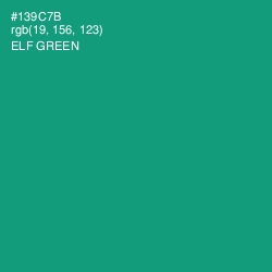 #139C7B - Elf Green Color Image