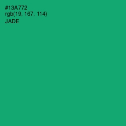 #13A772 - Jade Color Image