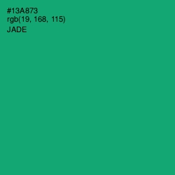 #13A873 - Jade Color Image