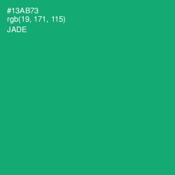 #13AB73 - Jade Color Image