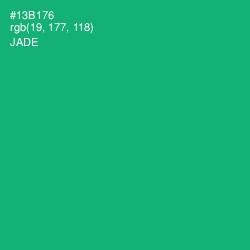 #13B176 - Jade Color Image