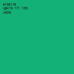 #13B178 - Jade Color Image