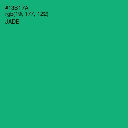 #13B17A - Jade Color Image