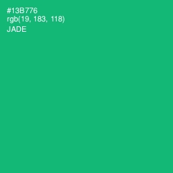 #13B776 - Jade Color Image