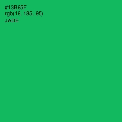 #13B95F - Jade Color Image