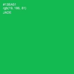 #13BA51 - Jade Color Image