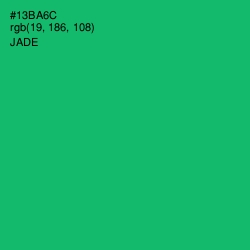 #13BA6C - Jade Color Image