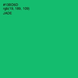 #13BD6D - Jade Color Image