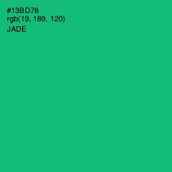 #13BD78 - Jade Color Image