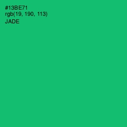 #13BE71 - Jade Color Image