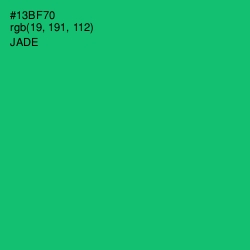 #13BF70 - Jade Color Image