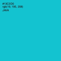 #13C3D0 - Java Color Image