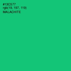 #13C577 - Malachite Color Image