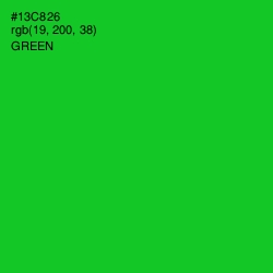 #13C826 - Green Color Image