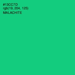 #13CC7D - Malachite Color Image