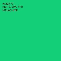 #13CF77 - Malachite Color Image